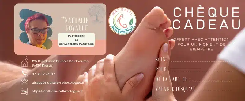 Visuel du chèque cadeau Nathalie Réflexologue