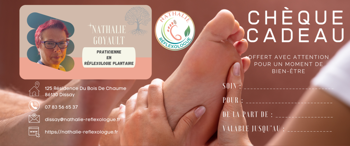 Chèque cadeau de Réflexologie Plantaire